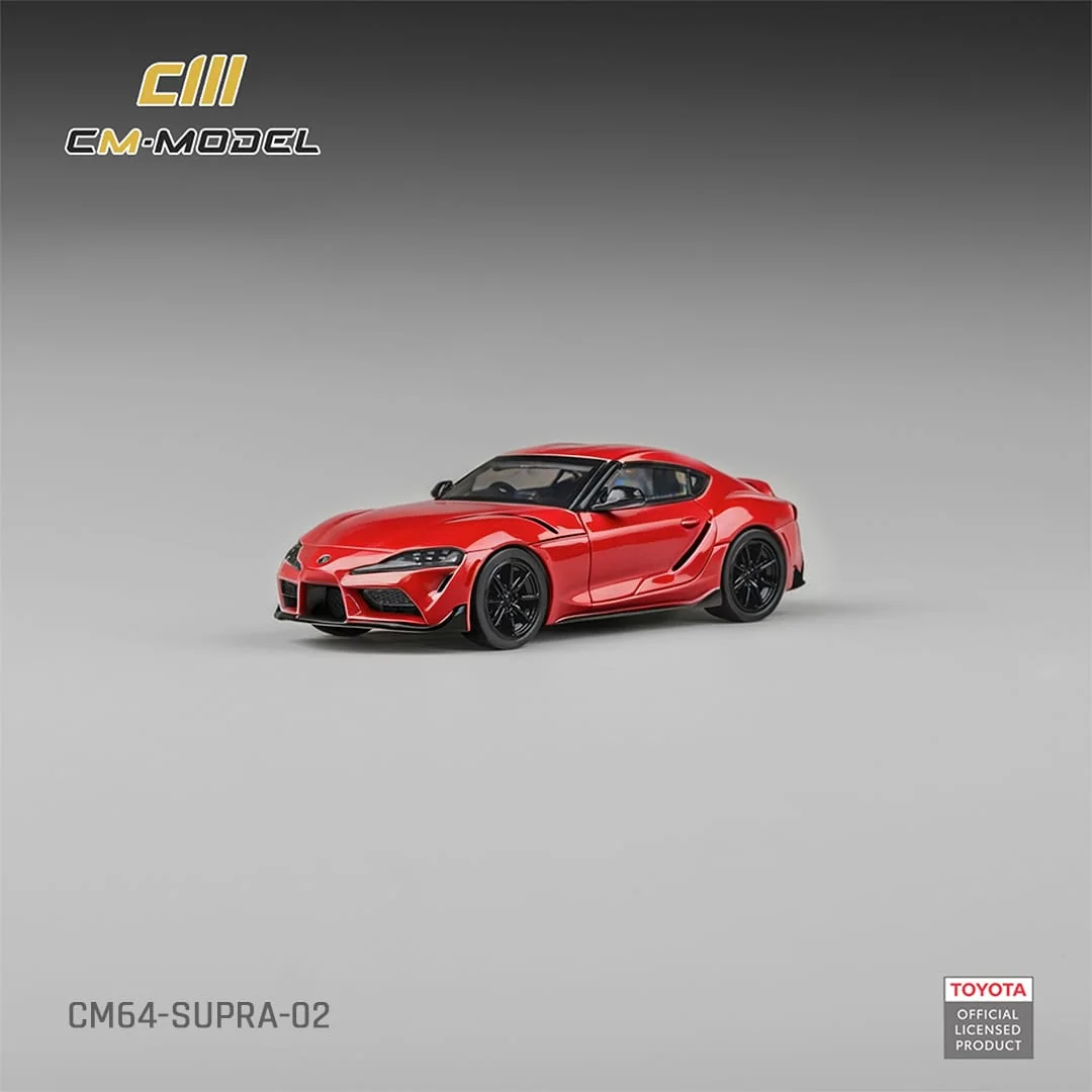 CM Model 1/64 Toyota GR Supra「Renaissance Red 2.0」烈焰紅Diecast