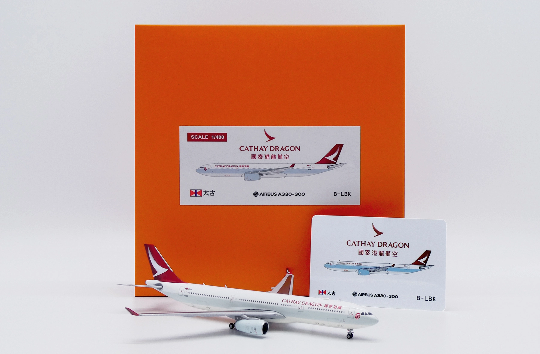 JC Wings 1/400 Cathay Dragon Airbus A330-300 Reg: B-LBK With