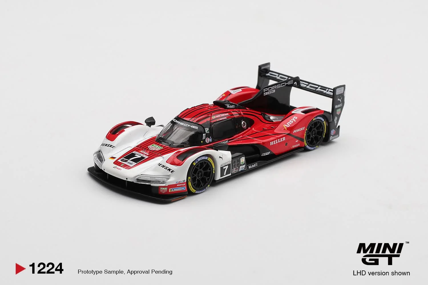 Mini GT 1/64 Porsche 963 #7 Porsche Penske Motorsport 2025 IMSA