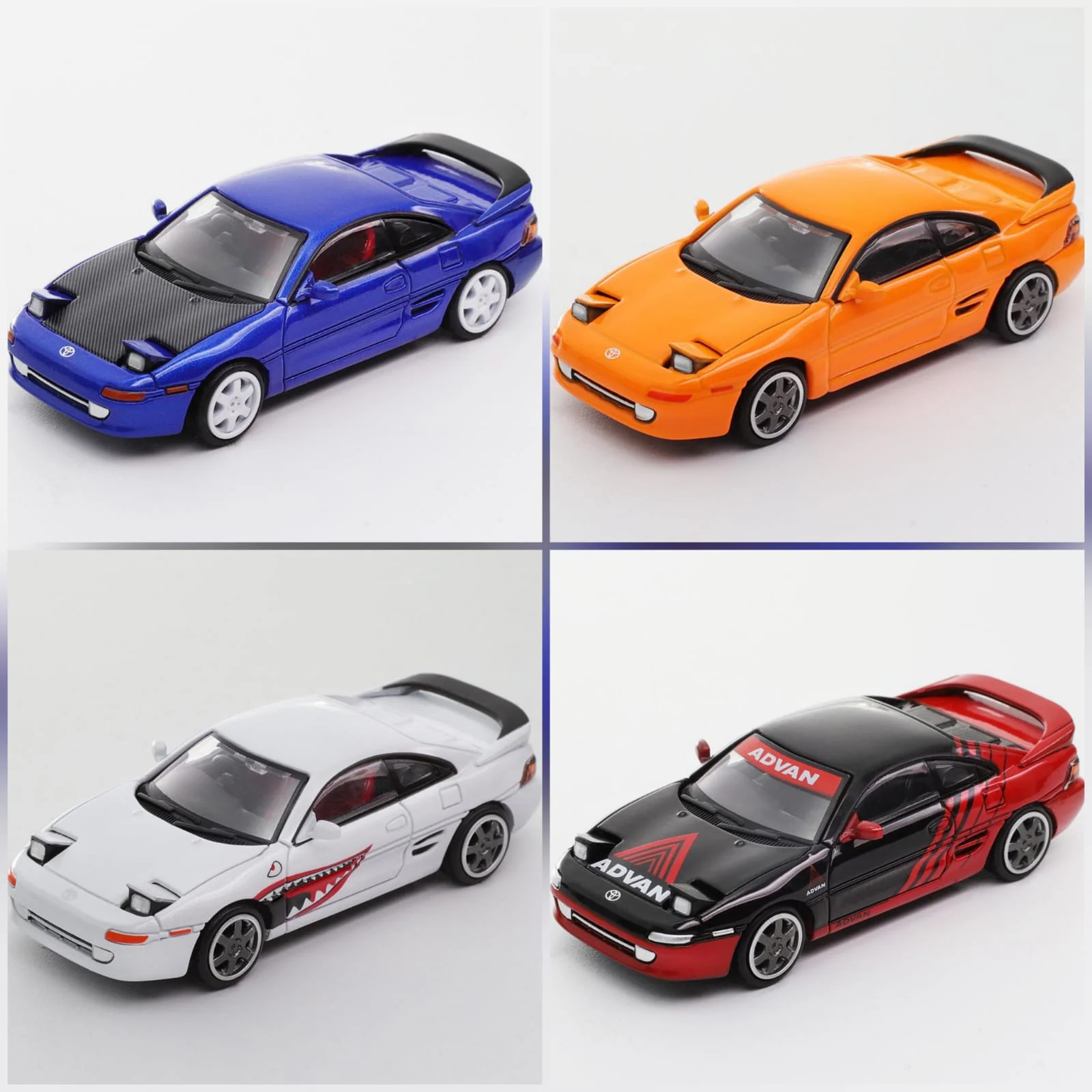 DCT 1/64 Toyota MR-2 Diecast Model (3 Colours) - 收藏家模型飛機