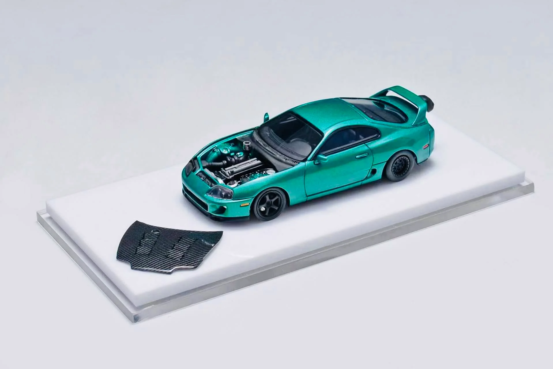 MiniCrafisman 1/64 Supra 0-400 Speed Race Violent Modified Green