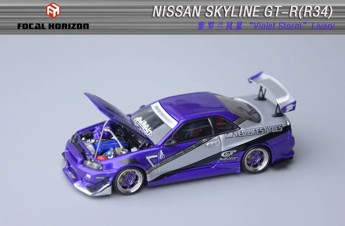 Focal Horizon 1/64 Nissan Skyline GT-R R34 Ryohe's Gifted Modified