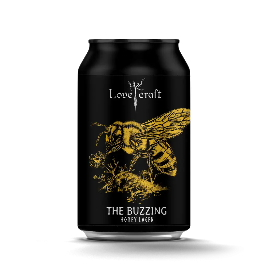H.K. Lovecraft - The Buzzing (Honey Lager) 330ml (4 cans or 12