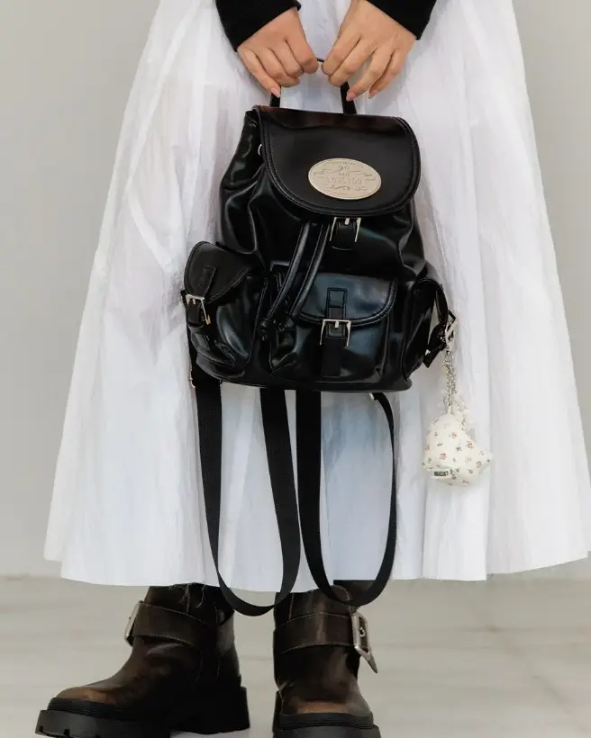 ● LOTSYOU ● Nostalgia chubby Backpack Designer fashion, Seoul-fully created | W Concept