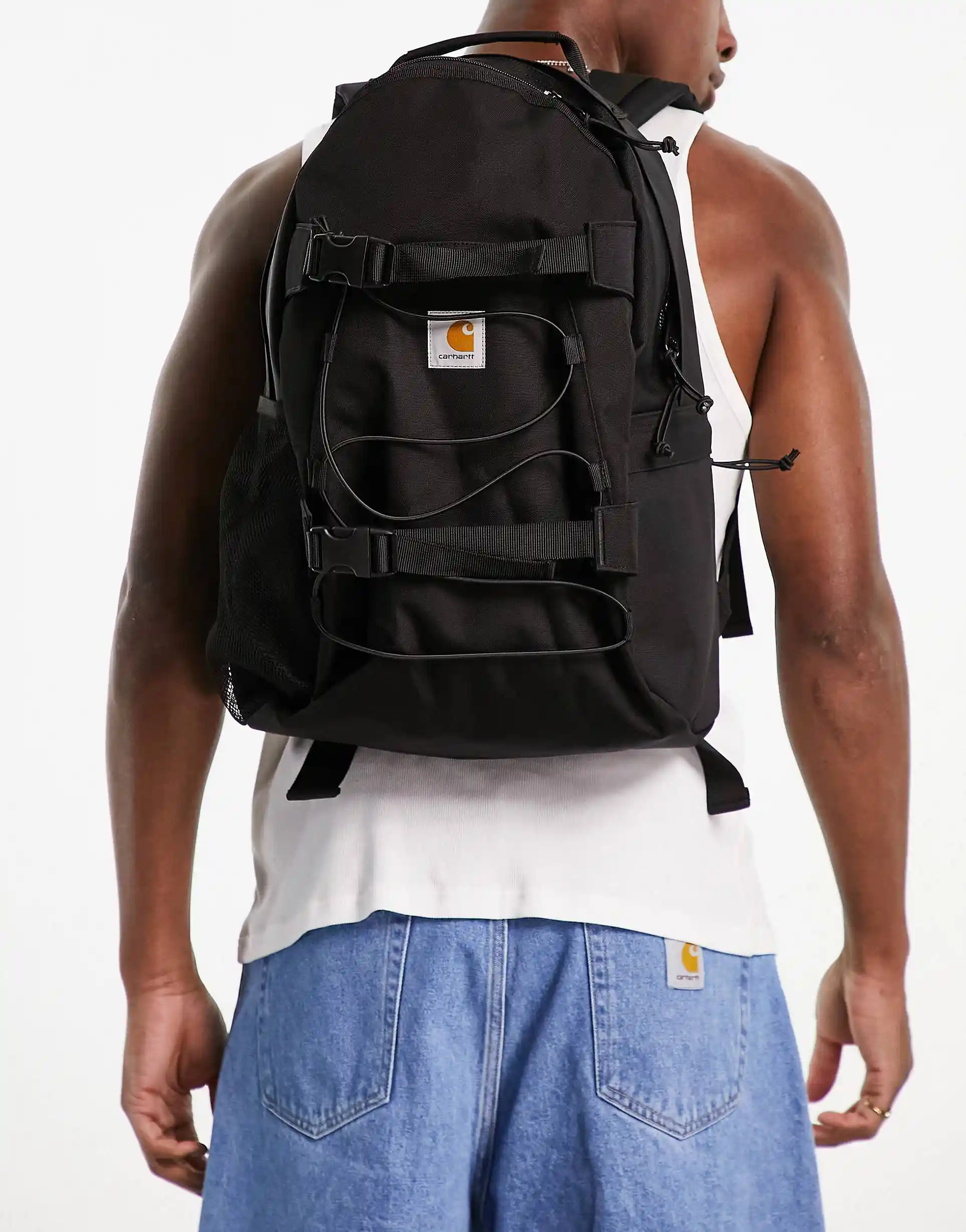 新品未使用carhartt⭐︎KICKFLIP BACKPACK - Black Black Kickflip Backpack by Carhartt Work In Progress on Sale