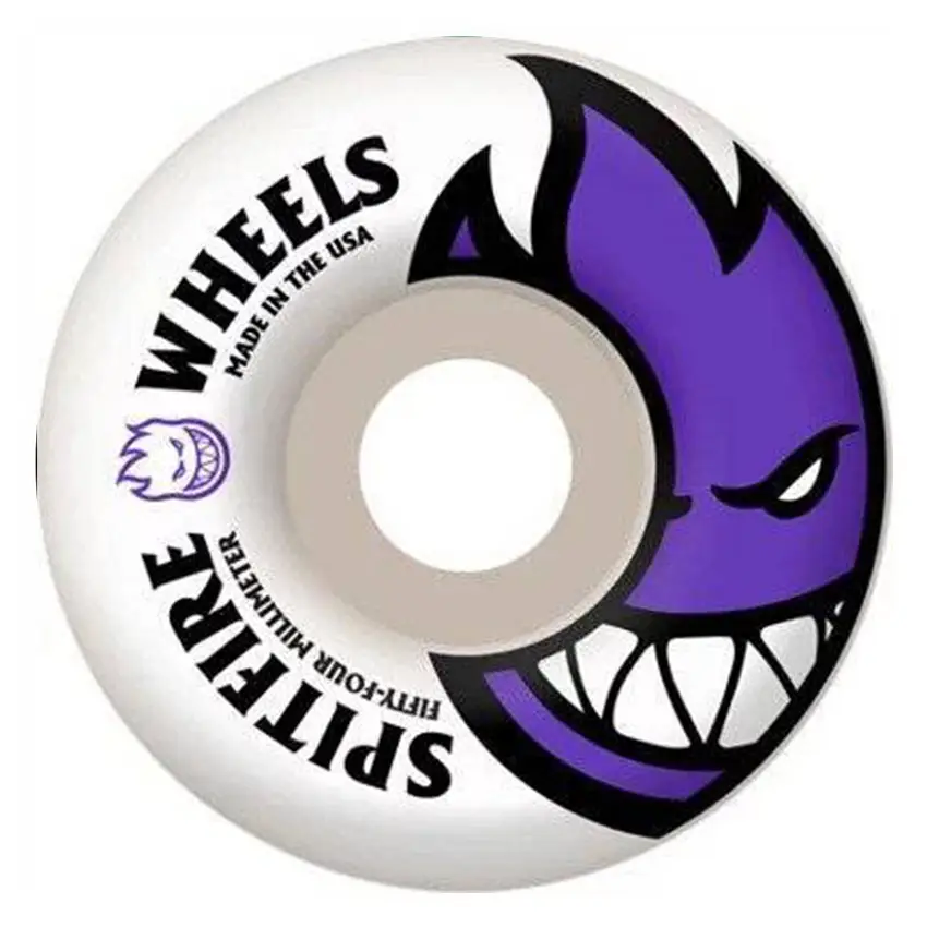 スピットファイア スケボー ウィール BIGHEAD 54mm99A SpitFire 54mm bighead white purple 99a - Proper Rideshop