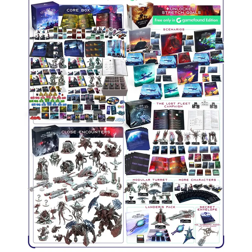 ISS Vanguard Jeu De Société + Extension - Pledge Dreadnaught (VOST Anglais)