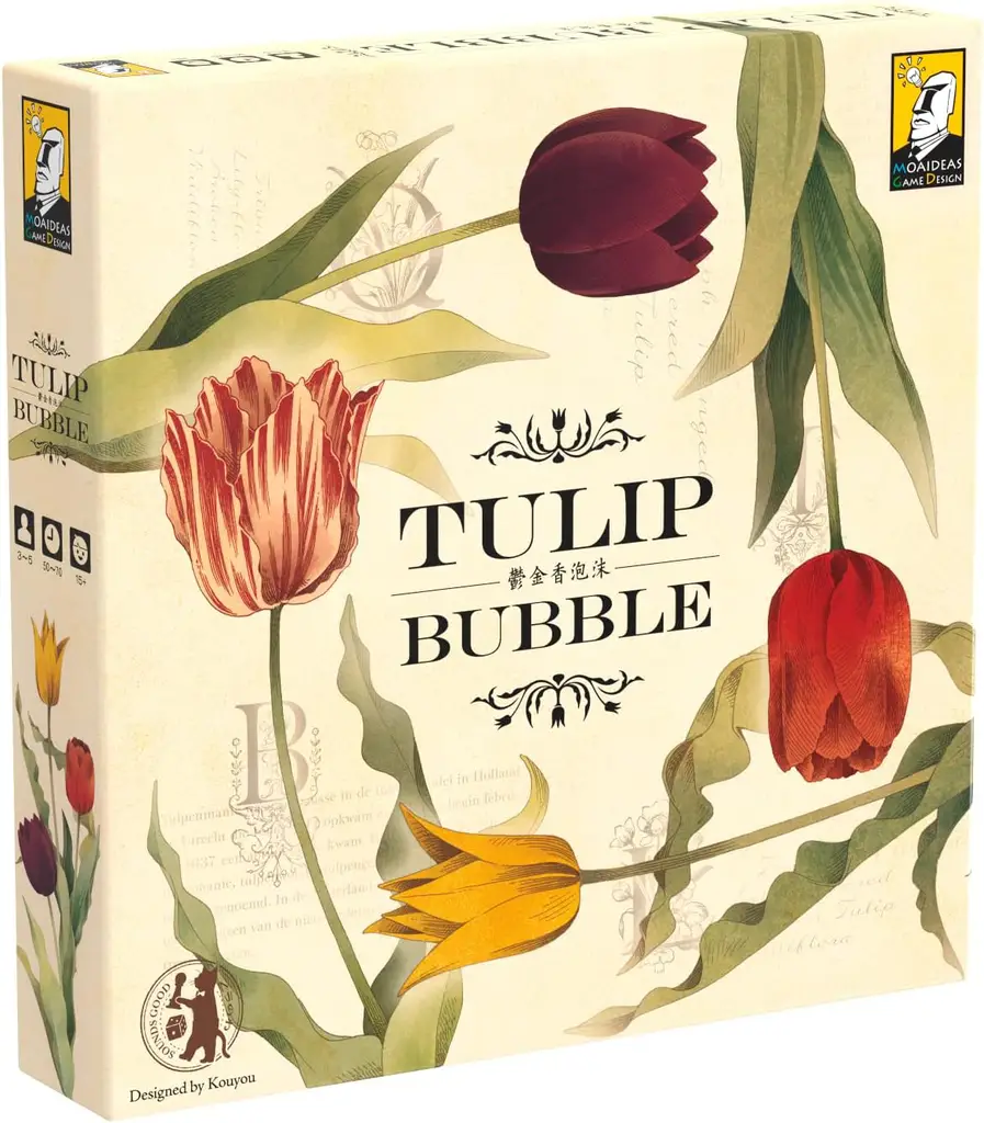 Tulip Bubble 鬱金香泡沫【新版】(中英合版) - Board Game Walker 桌遊行者