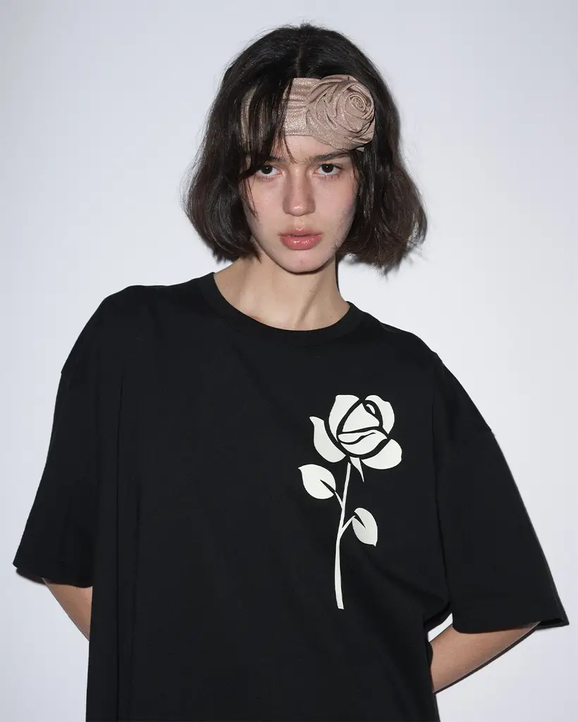 Mardi Mercredi OVERSIZED TSHIRT UNE ROSE - kakaofriends香港
