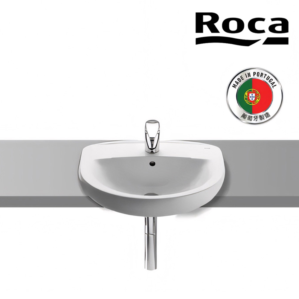 Roca A32739E000 Laura 半掛面盆510x400x185mm 白色- SUNEAST - 日東