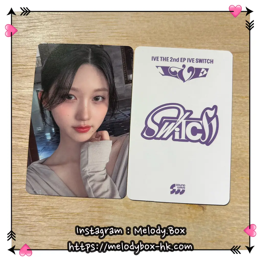 Switch 全員トレカ IVE公式 soundwave特典 香港サイン会 IVE - THE 2nd