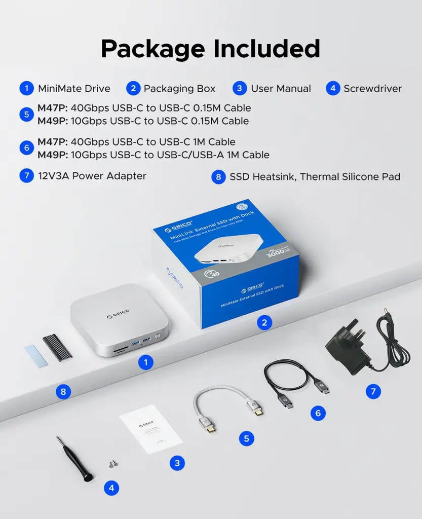 【新品未開封】ORICO M45P minilink Amazon.co.jp: ORICO MiniLink Mac Mini M4 アルミ製ドッキング