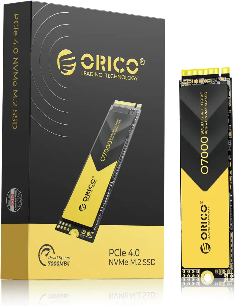 ORICO 4TB O7000 PCLe4.0 M.2 NVMe SSD 固態硬盤【五年保用】 [O7000