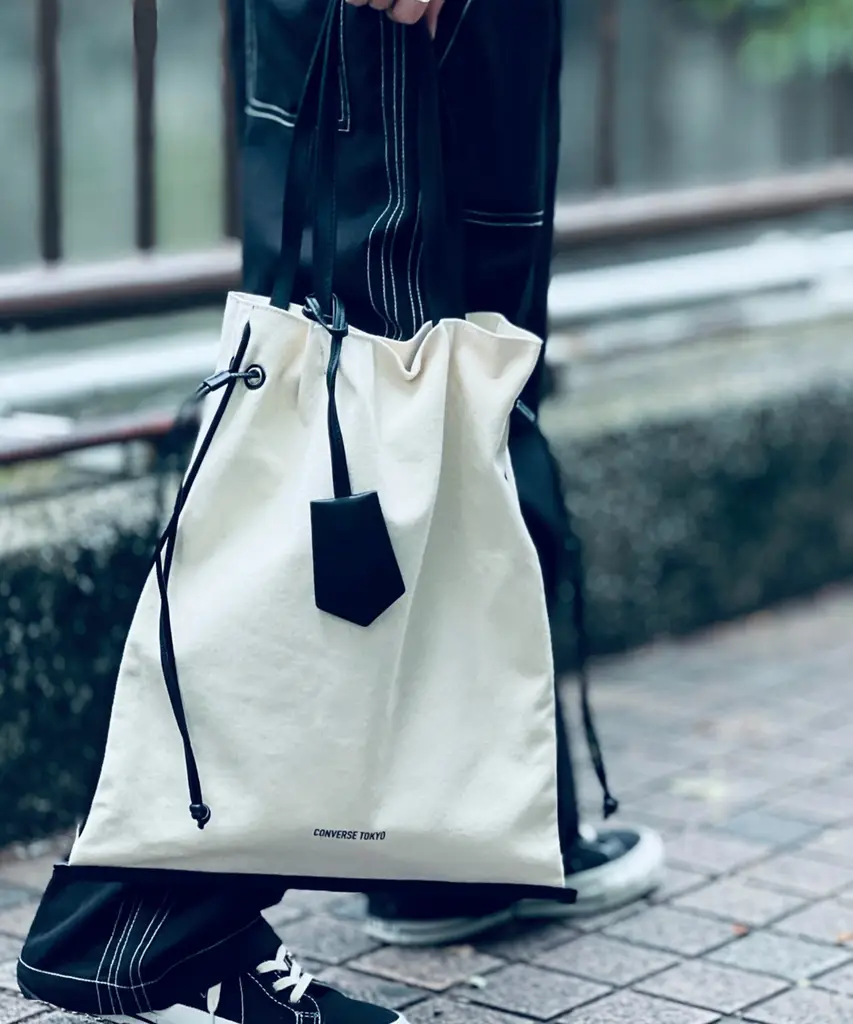 代購］日本CONVERSE TOKYO CANVAS GATHERED TOTE BAG - onpopstore