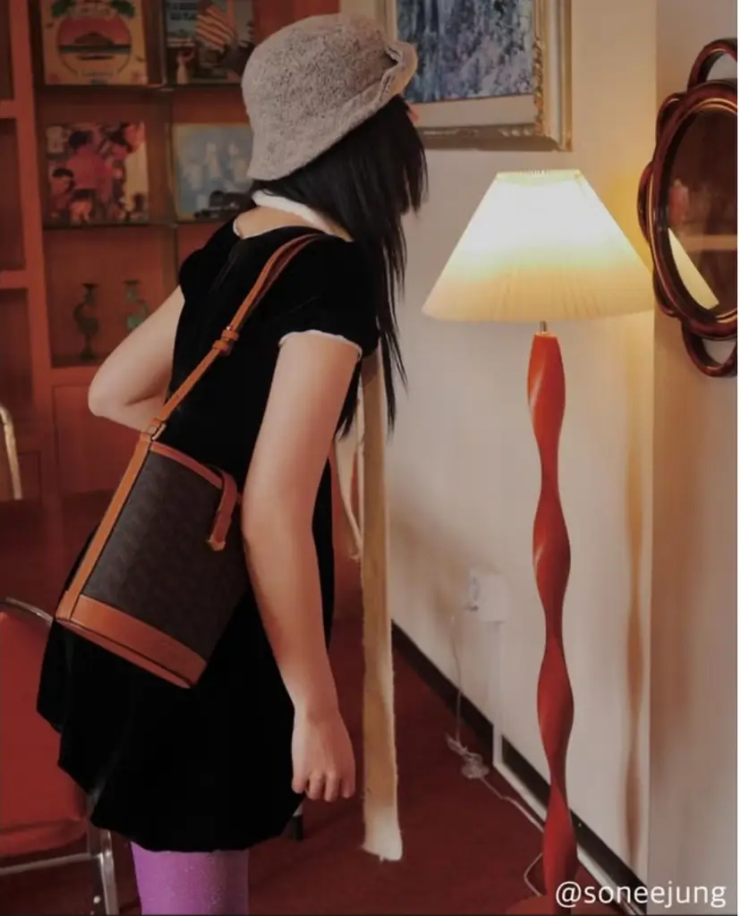 ☆【JILLSTUART】☆Rosella Chilling Pattern Bucket Ba.g M☆ Woven Leather Bucket Bag | JJill