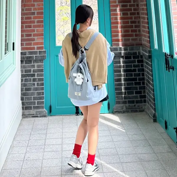 JillStuart Gelato Canvas Sling & Backpack - Eonni in Seoul
