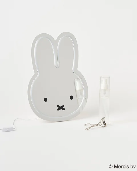 現貨] Miffy x Studio Clip Miffy頭LED鏡子- Zakka Q