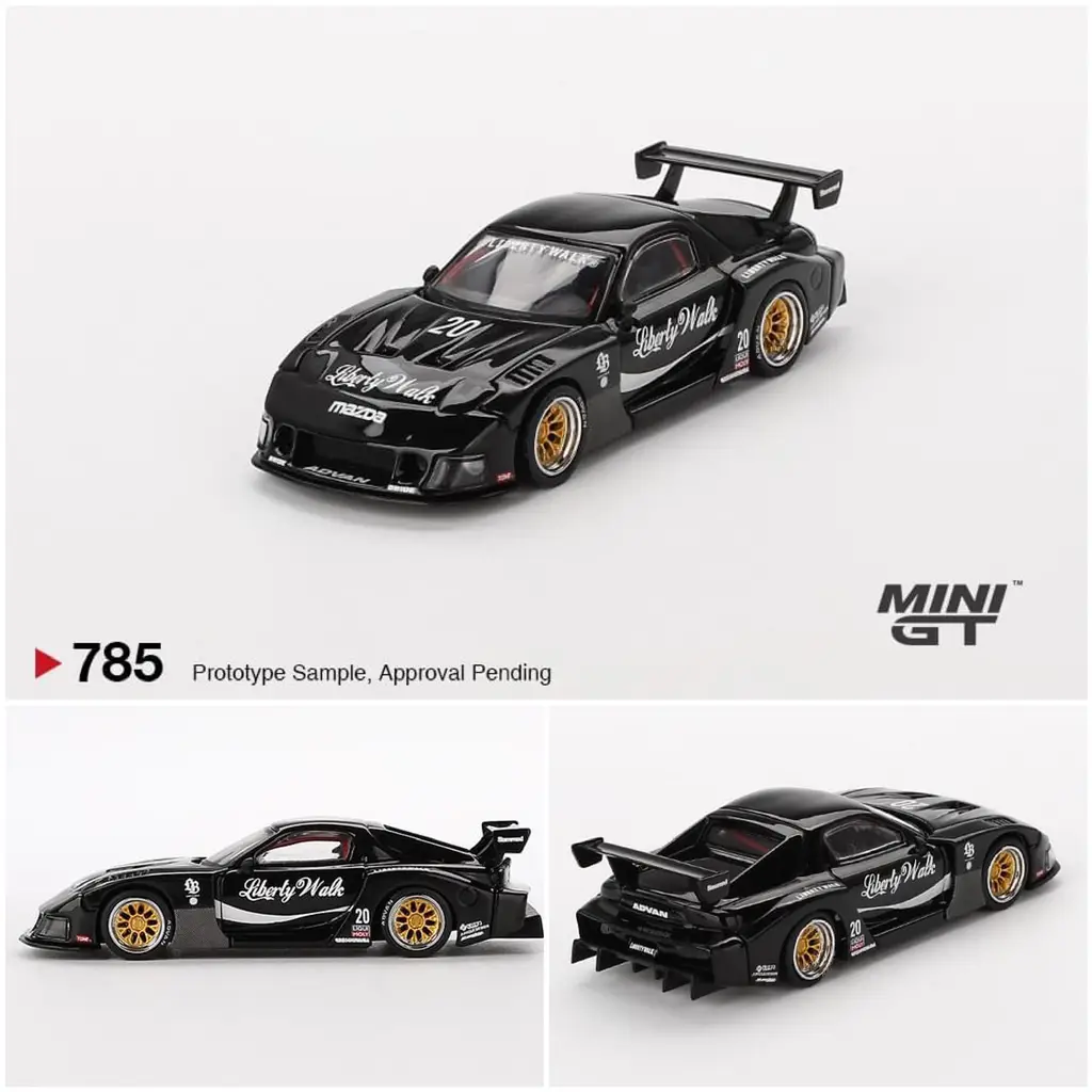 LBWK限定 MINIGT Mazda RX-7 Hyuma.k 3台セット MINI-GT 1/64 Mazda