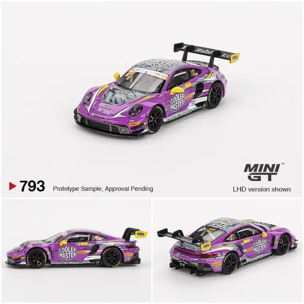 MINIGT MINI GT 793 Porsche 911 GT3 R #27 HubAuto Racing 2023