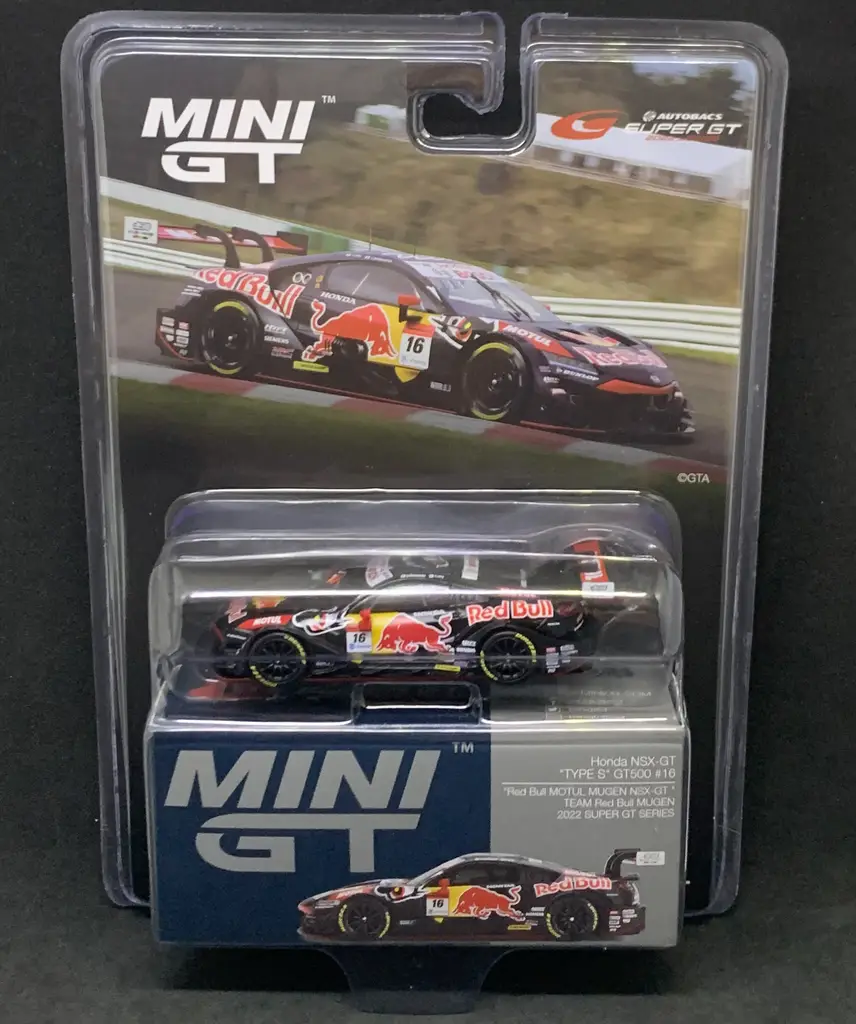 MINI GT 848 Honda NSX GT Type S GT500 #16 Red Bull MOTUL MUGEN