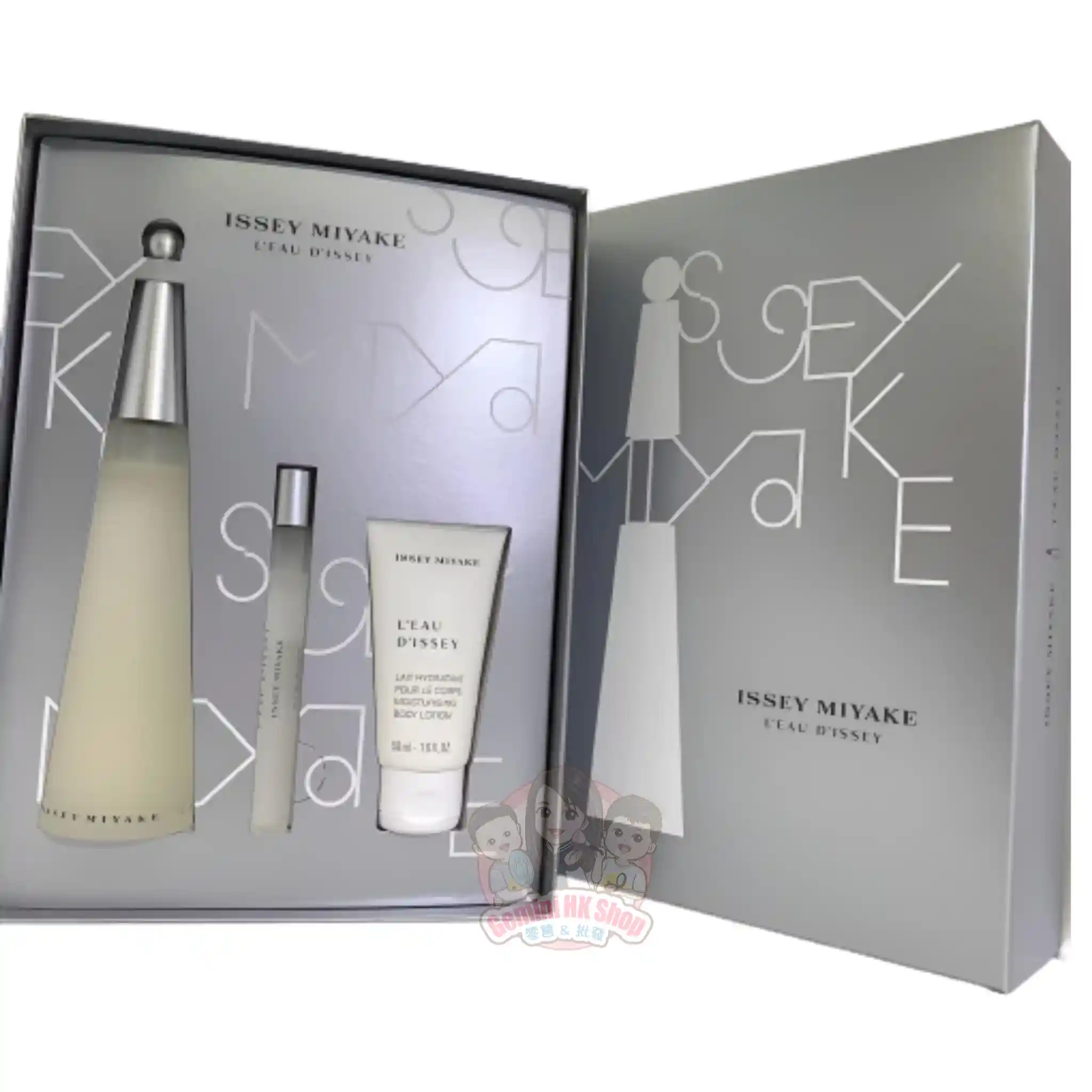 ISSEY MIYAKE L'Eau d'Issey 香水他3点セット Issey Miyake L'EAU D'ISSEY Perfume Gift Set for Women, 3