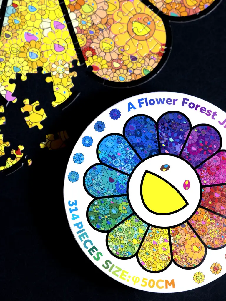 村上隆Takashi Murakami A Flower Forest Jigsaw Puzzle