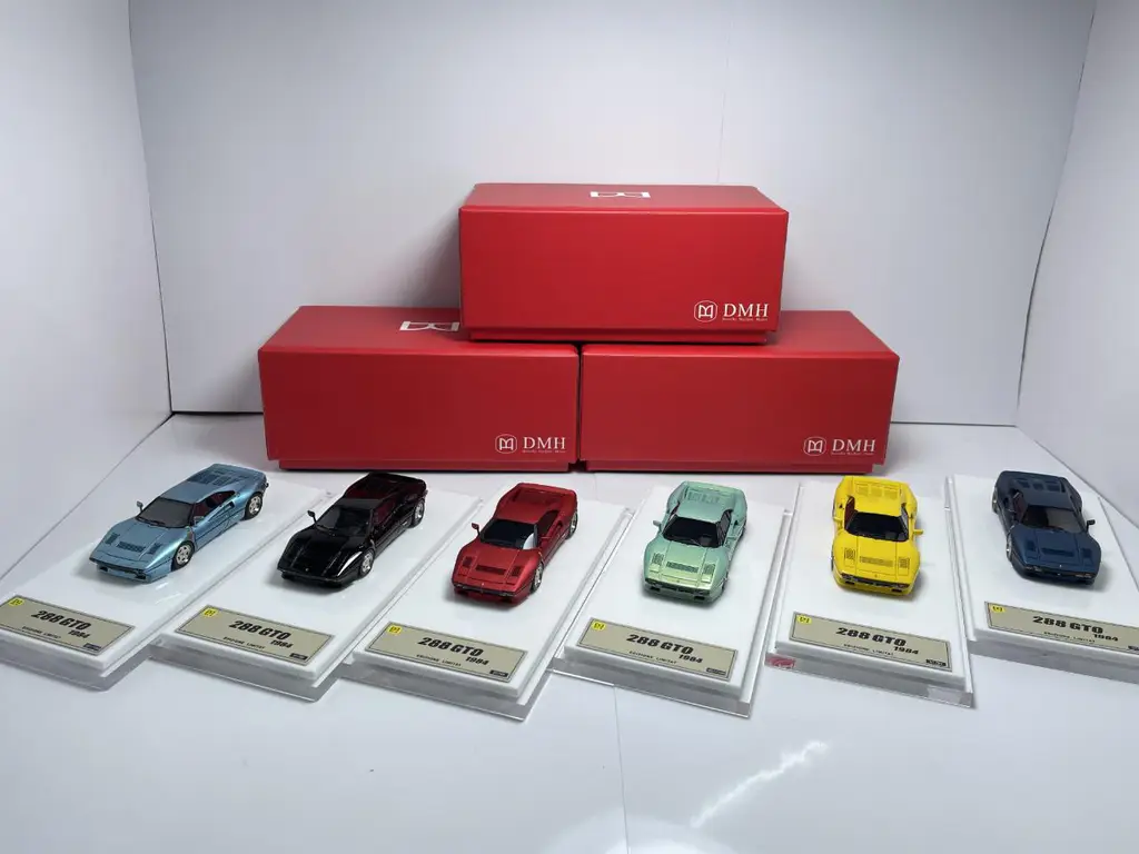 DMH 1/64 Ferrari 288 GTO Resin Model (6 Colors) - 收藏家模型飛機