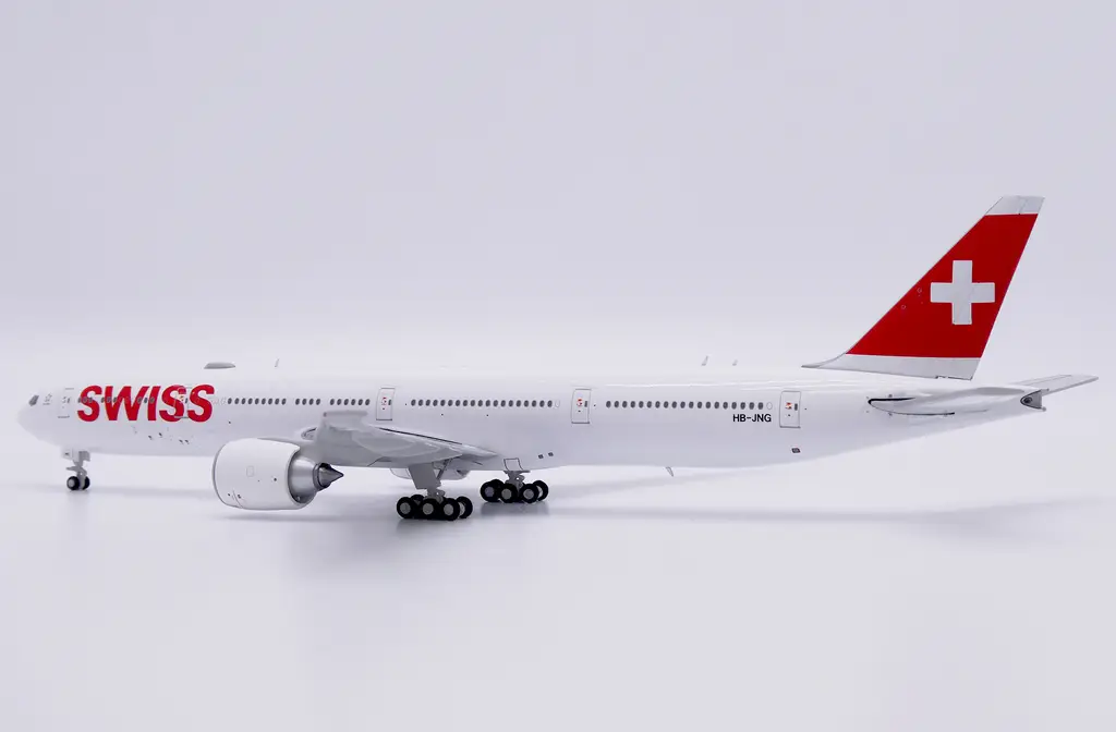 JC Wings 1:400 Swiss Boeing 777-300ER HB-JNG - 收藏家模型飛機模型