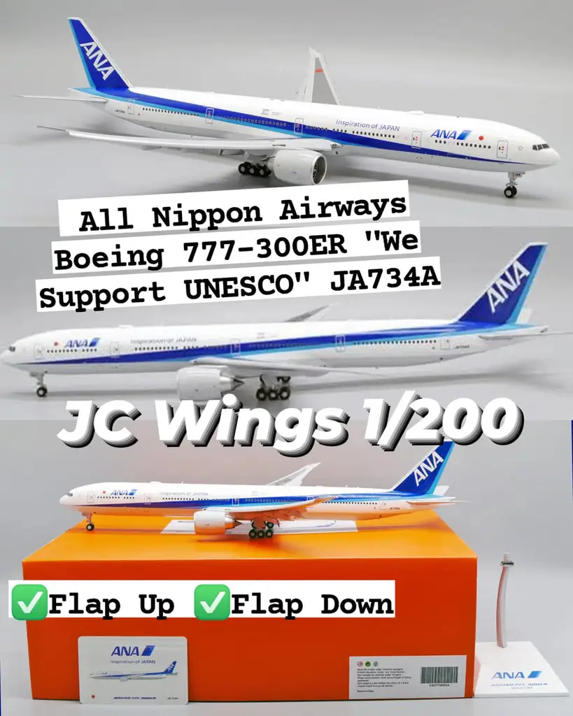 1/200 JC Wings EW277W006/A All Nippon Airways Boeing 777