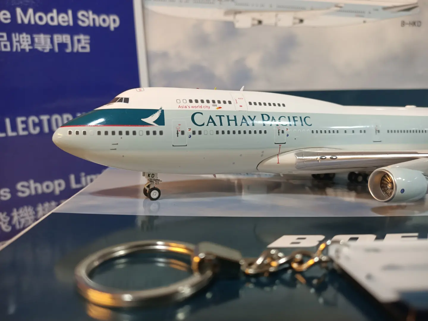 JFox 1:200 Cathay Pacific 747-400 B-HKD - 收藏家模型飛機模型汽車