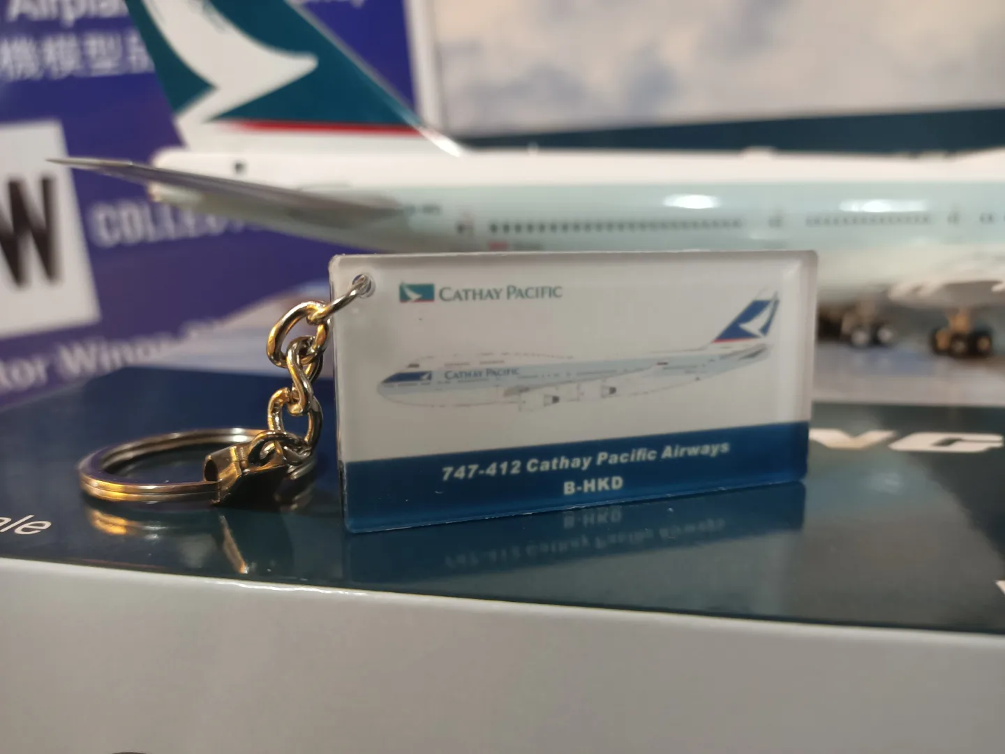 JFox 1:200 Cathay Pacific 747-400 B-HKD - 收藏家模型飛機模型汽車