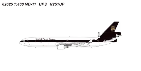 Panda Model 1/400 United Parcel Service (UPS) MD-11F N251UP - 收藏