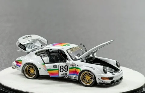 PGM 1/64 Porsche RWB 964 Diecast Model (2 Versions) - 收藏家模型