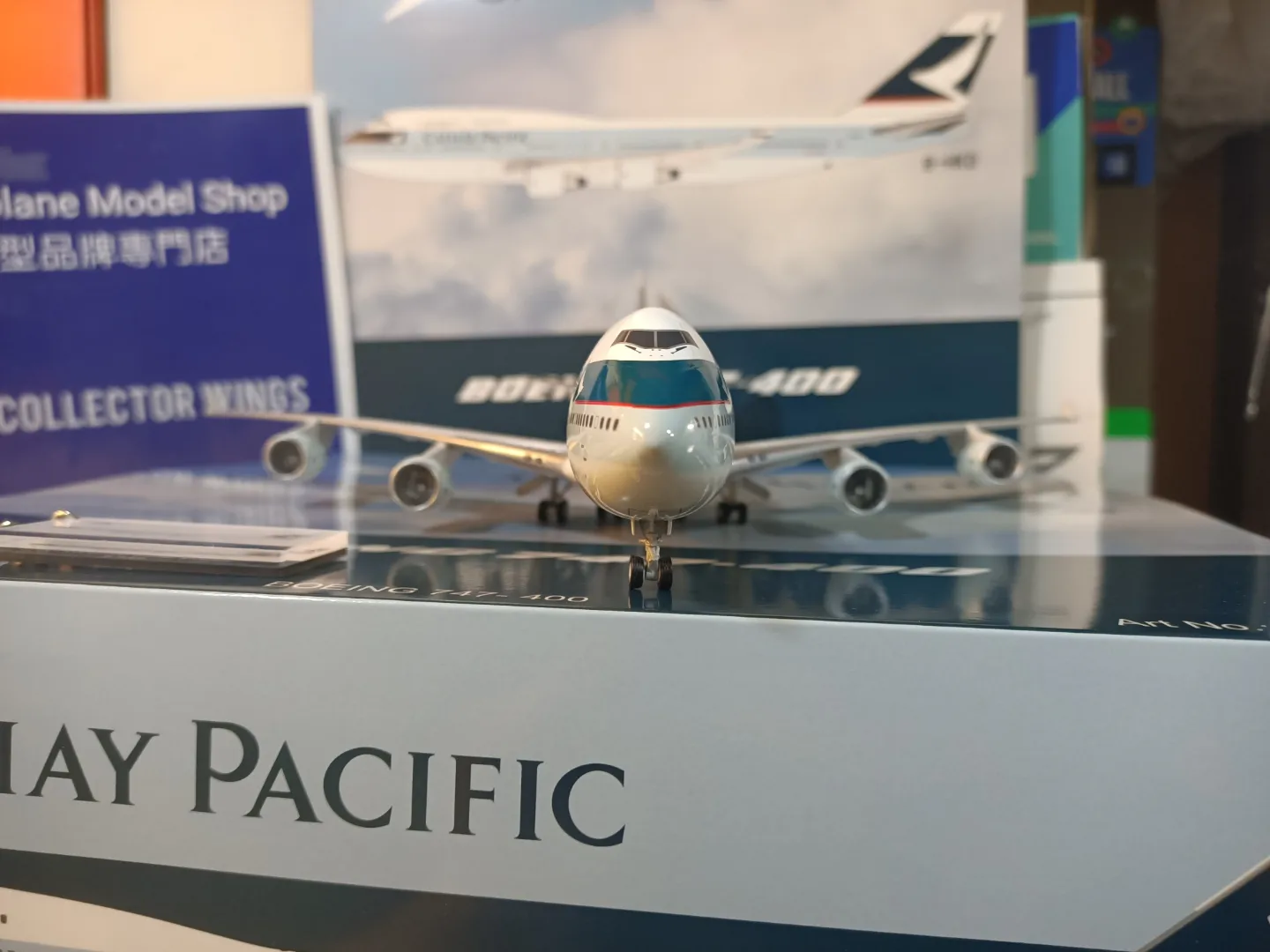 JFox 1:200 Cathay Pacific 747-400 B-HKD - 收藏家模型飛機模型汽車