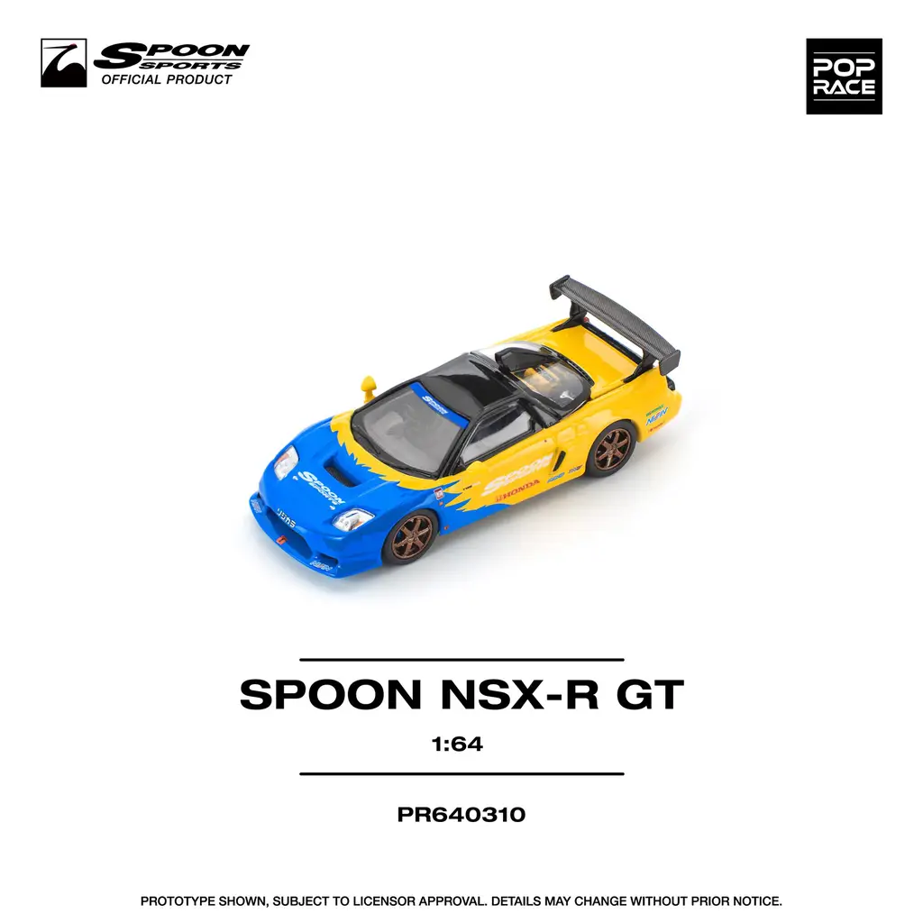 POP Race 1/64 Honda NSX-R GT Spoon - 收藏家模型飛機模型汽車