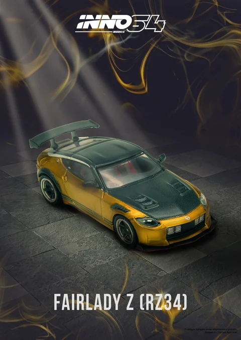 汽車模型 MOTORHELIX 1/64 NISSAN SKYLINE GT-R(R34)Z-TUNE 合金汽車模型均一價