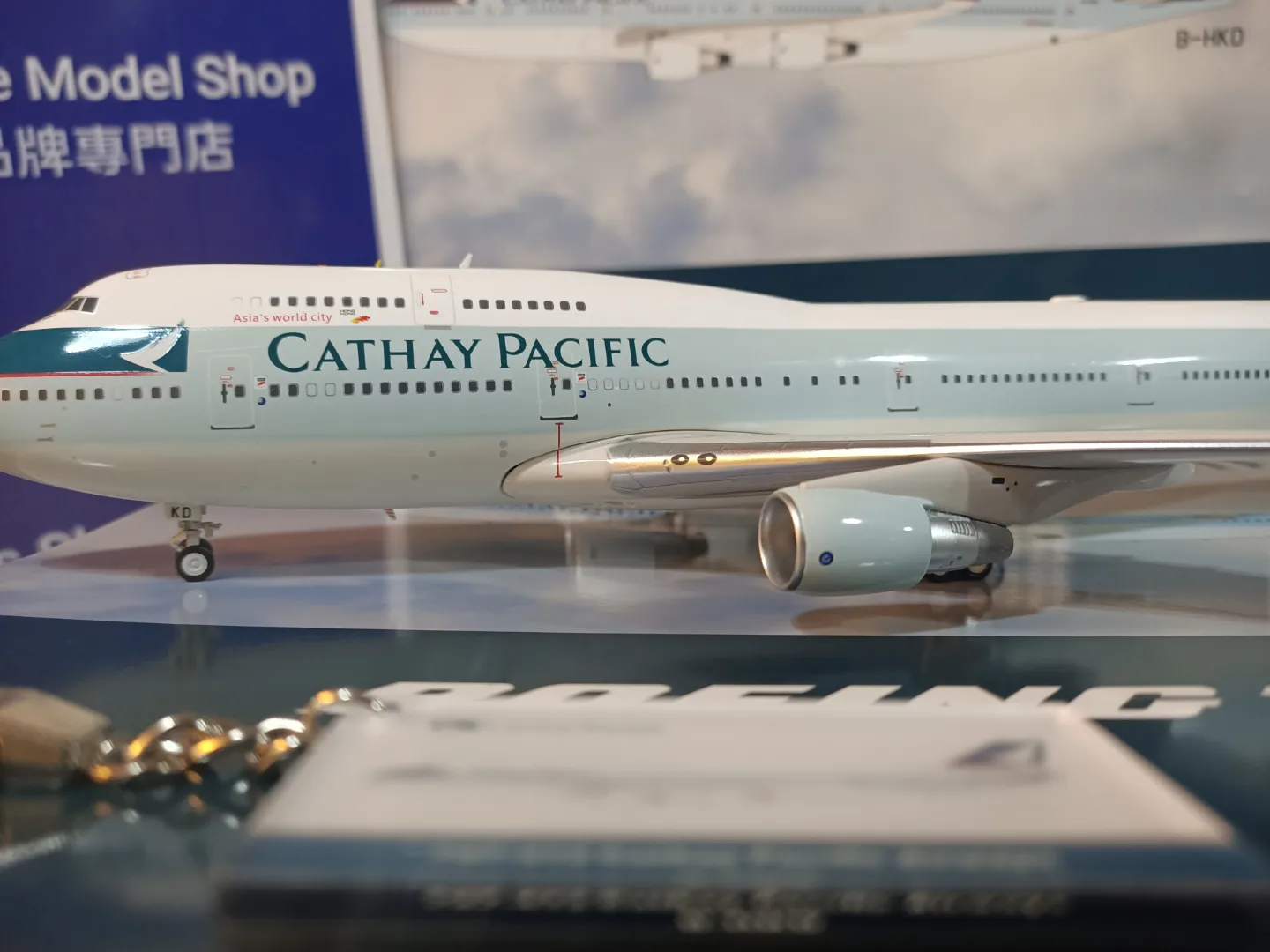 JFox 1:200 Cathay Pacific 747-400 B-HKD - 收藏家模型飛機模型