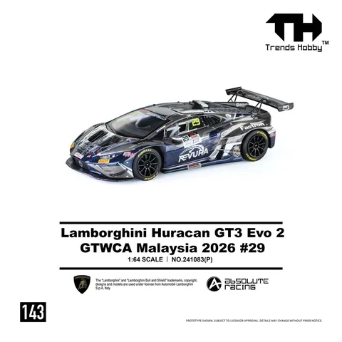 Trends Hobby 1/64 Lamborghini Huracan GT3 EVO2 - GTWCA 2026 29