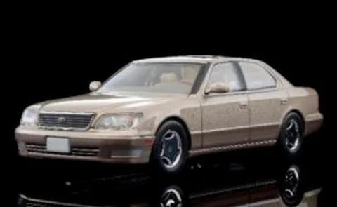 Tomytec TLV NEO 1/64 1998 LEXUS LS400 (Gold/ Beige) - 收藏家模型
