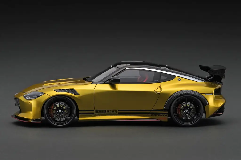 汽車模型 Ignition Model IG3385 1/18 TOP SECRET Fairlady Z (RZ34) Gold