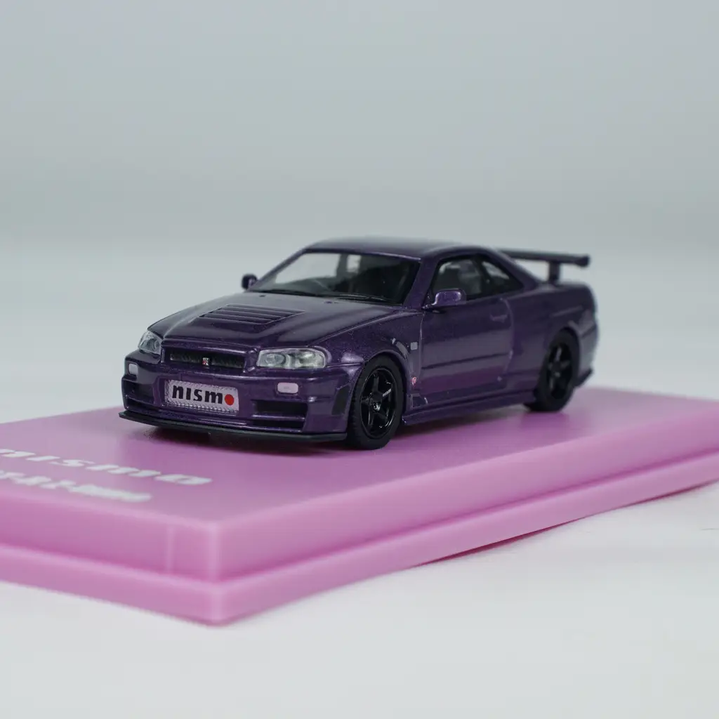 1/64 R34 Z-tune & NISMO CRS ver. 2台+MOTN Kyosho 1:64 Nissan Nismo GTR R34 CRS Version Gray MOTN LED