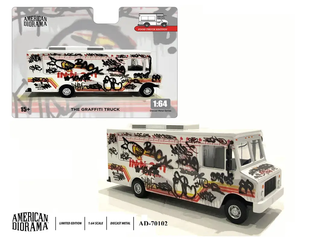 American Diorama 1/64 Food Truck Series 2 Diecast Model (3 Colors