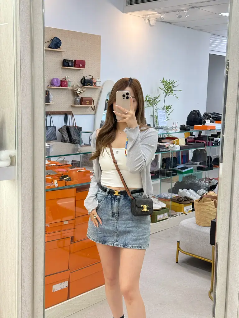 メタリックな輝き♦【CHANEL】デニムシュシュ 新品未使用 シャネル シュシュ